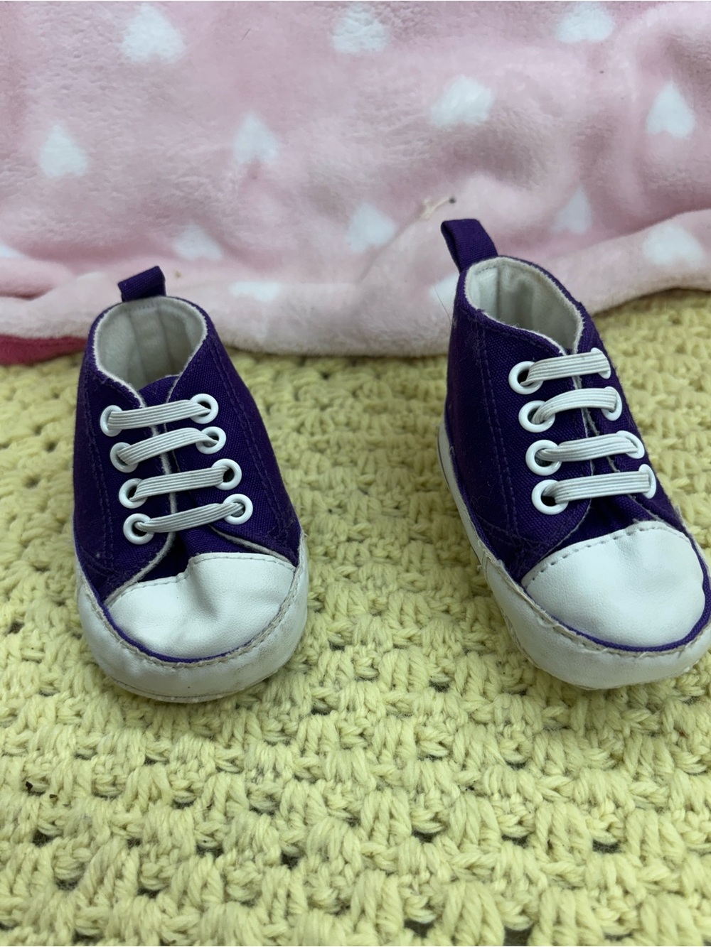 Minnesota Vikings infant crib shoes